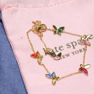 Kate Spade social butterfly multi color bracelet Authentic